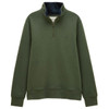 Khaki Green Joules Mens Alistair Zip Neck Sweatshirt