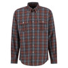 Fired Brick Barbour Mens Saldon Thermo Weave Regular Checked Shirt