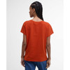 Orange Barbour Womens Northumberland Classic T-Shirt Back