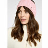 Dusky Rose Dubarry Womens Gleeson Cable Knit Headband On Model