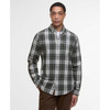 Navy Barbour Mens Sillwith Tailored Check Shirt Front