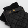 Black Barbour Mens Singsby Waterproof Gloves Cuff