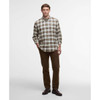 Stone Barbour Mens Telfield Regular Checked Shirt On Model