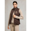 Chocolate Holland Cooper Womens Lightweight Country Gilet On Model