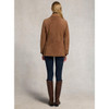 Cognac Holland Cooper Womens Country Suede Jacket On Model Back