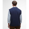 Navy Barbour Mens Kelson Knitted Vest Back