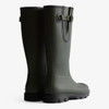 Dark Olive/Black Hunter Field Downpour Adjustable Wellington Boot Back