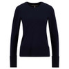 Navy Barbour Womens Carlby Knitted Jumper