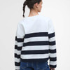 Cloud/Navy Stripe Barbour Womens Faye Sweatshirt Back