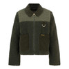 Olive/Light Moss Barbour Womens Malena Fleece Jacket