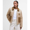 Natural/Ecru Barbour Womens Malena Fleece Jacket Open