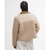Natural/Ecru Barbour Womens Malena Fleece Jacket Back