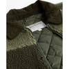 Olive/Light Moss Barbour Womens Malena Fleece Jacket Lining