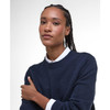 Navy Barbour Womens Woodhouse Knitted Jumper Front