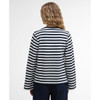 Dark Navy Stripe Barbour Womens Robyn Sweatshirt Back