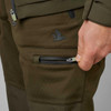 Pine green Seeland Mens Hawker Shell II Waterproof Trousers Zipped Pocket