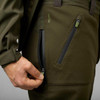 Pine green Seeland Mens Hawker Shell II Waterproof Trousers Pocket Detail