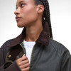 Beech/Ancient Tartan Barbour Womens Arlene Wax Jacket close