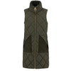 Olive/Ancient Tartan Barbour Womens Bernice Puffer Gilet