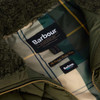 Olive/Ancient Tartan Barbour Womens Bernice Puffer Gilet detail