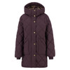 Black Cherry/Muted Tartan Barbour Womens Kailyn Puffer Jacket