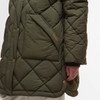 Olive/Ancient Tartan Barbour Womens Kailyn Puffer Jacket pocket