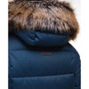 Dark Navy/Blackwatch Barbour Womens Marjoram Puffer Jacket detail