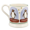 Emma Bridgewater Penguin Snow Globe 1/2 Pint Mug side