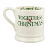 Emma Bridgewater Christmas Toast Best Of Friends 1/2 Pint Mug SIDE