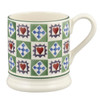 Emma Bridgewater Christmas Quilt Set of 2 1/2 Pint Mugs side