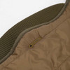 Olive/Khaki Barbour Brampton Quilted Dog Coat collar
