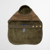 Olive/Khaki Barbour Brampton Quilted Dog Coat open