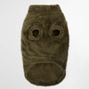 Olive Barbour Brindle Fleece Dog Jumper underneath