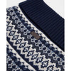 Navy Barbour Marlow Fair Isle Dog Jumper badge