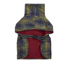 Classic Tartan Barbour Tartan Dog Drying Robe underneath
