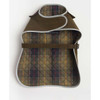 Olive Barbour Waterproof Dog Coat underneath