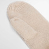Eggshell Barbour Womens Elsdon Knitted Mittens underneath