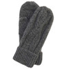 Grey Barbour Womens Elsdon Knitted Mittens