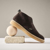 Choc Suede Barbour Mens Blaine Chukka Boot lifestyle