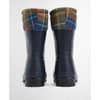 Navy/Classic Tartan Barbour Womens Mowbray Mid Welly back