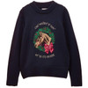 Navy Joules Womens Noelle Horse Christmas Jumper