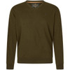 Light Pine Seeland Mens Pine V-Neck Merino Pullover