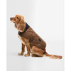 Tan Barbour Wax Dog Coat On Dog