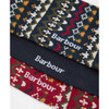 Olive Barbour Mens Marlow Fair Isle Sock Gift Box sole