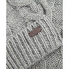 Mid Grey Barbour Mens Jesmond Beanie and Scarf Gift Set Badge