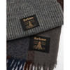 Midnight Oak Barbour Mens Westerdale Beanie & Scarf Gift Set label