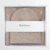 Taupe Barbour Womens Beanie and Scarf Gift Set Taupe Barbour Womens Beanie and Scarf Gift Set