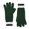 Green/Navy Joules Womens Popley Stripe Gloves