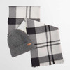 Monochrome Barbour Womens Pendle Beanie and Blaire Scarf Gift Set Unboxed