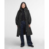 Black/Onyx Tartan Barbour Womens Sidney Waterproof Parka Open
